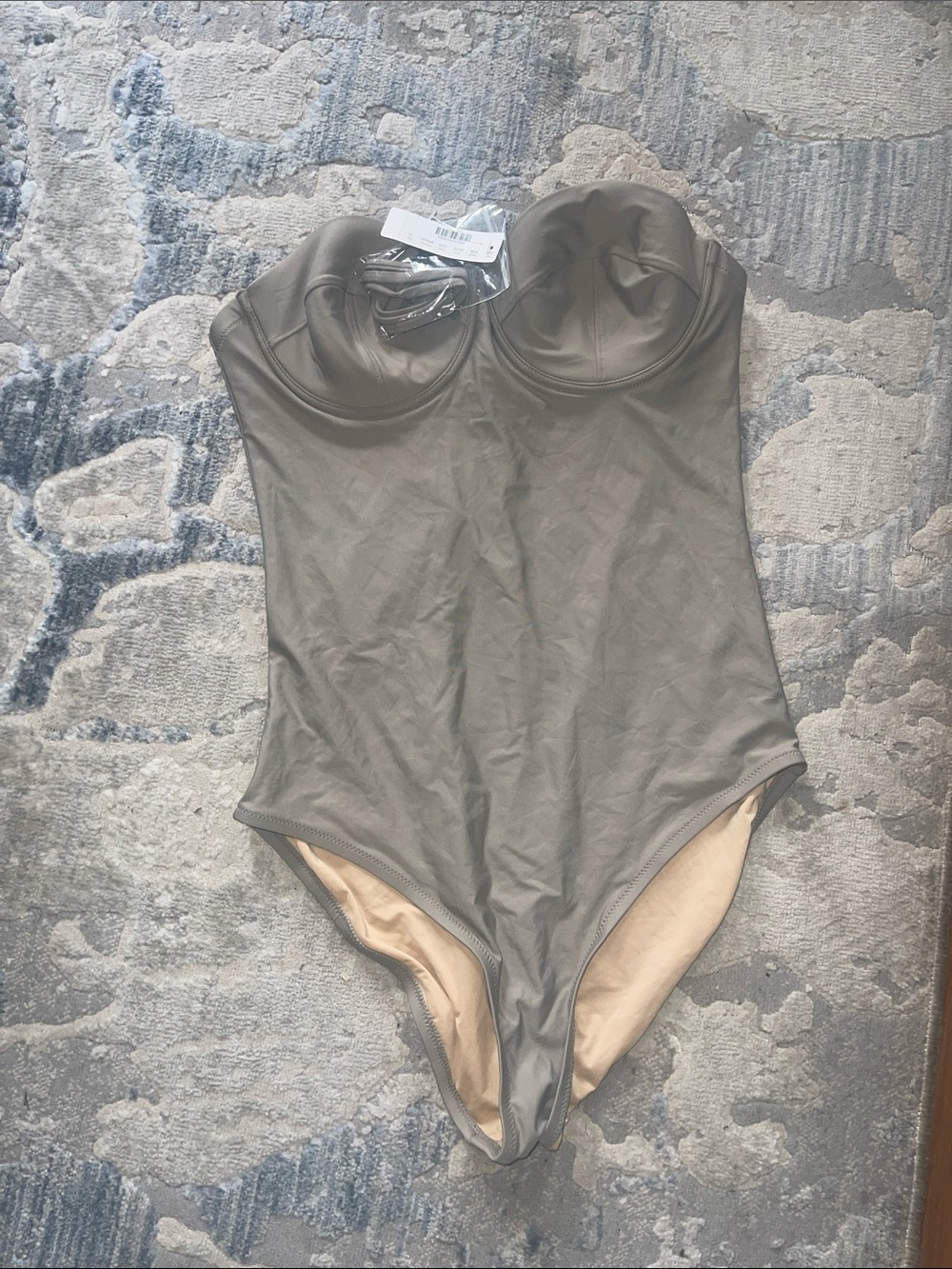 J crew NWT One-Piece Swimsuit in Olive with Built-I In Cups